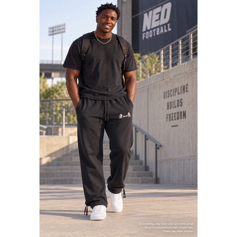 Nike Small LeBron James Sweatpants Black Fleece Relaxed Fit Y2K Athletic Joggers